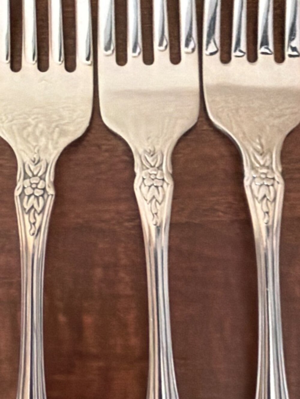 Set of 12 Oneida Distinction Deluxe HH Raphael Stainless Dinner Forks 7.25" Repl - Picture 10 of 16